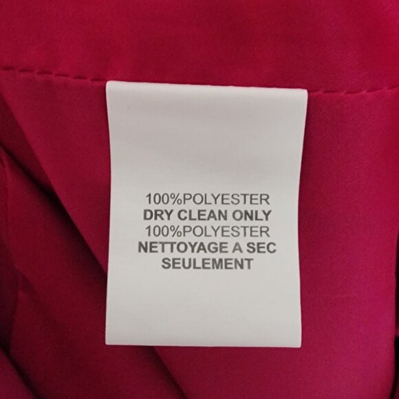 Trina Turk Dress Womens Size 8 Solid All Pink Sleeveless Zip Up Back Metal Trim - Picture 7 of 7